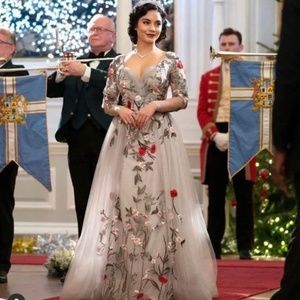 Mac Duggal Couture - 20125D Floral Embroidered Dress With Overskirt